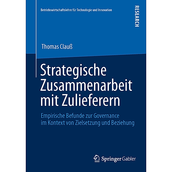Strategische Zusammenarbeit mit Zulieferern, Thomas Clauß