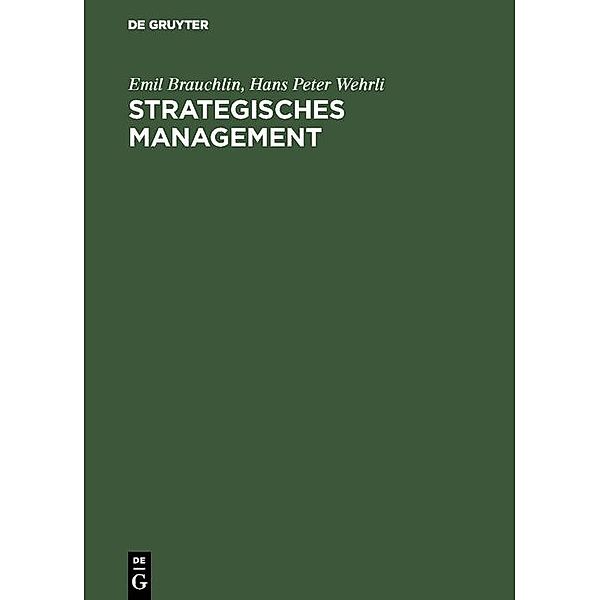 Strategisches Management / Jahrbuch des Dokumentationsarchivs des österreichischen Widerstandes, Emil Brauchlin, Hans Peter Wehrli