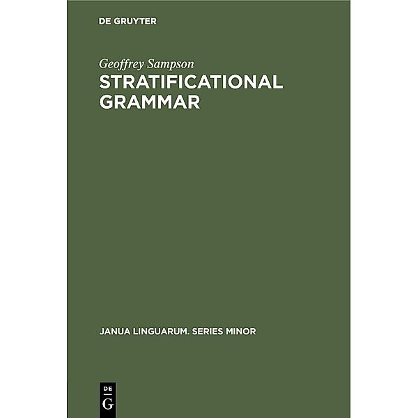 Stratificational Grammar, Geoffrey Sampson