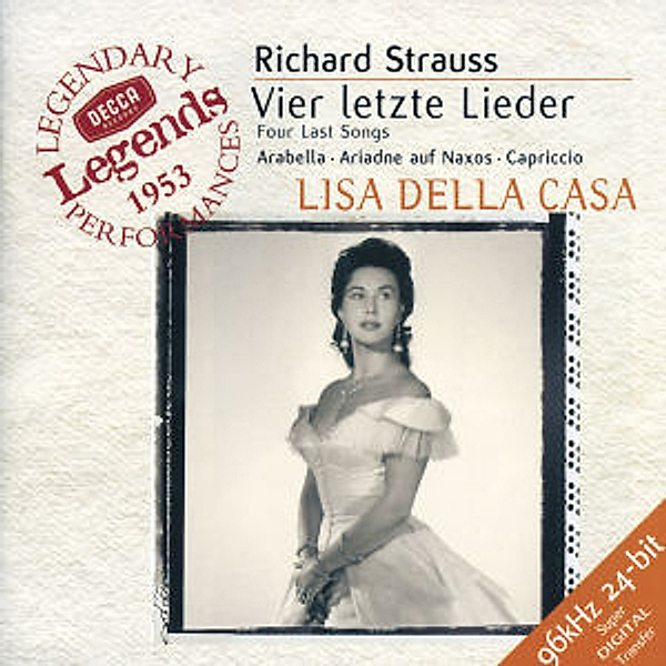 Strauss, R.: Vier letzte Lieder, Lisa Della Casa, Karl Böhm, Wp