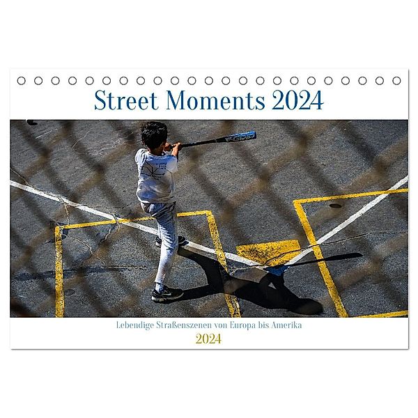 Street Moments (Tischkalender 2024 DIN A5 quer), CALVENDO Monatskalender, Calvendo, BERWICK Fotografie