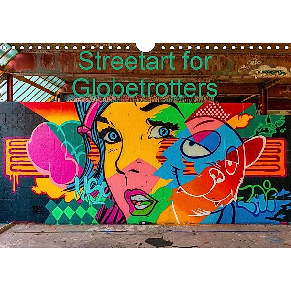 Streetart for Globetrotters (Wall Calendar 2021 DIN A4 Landscape), Andreas Schoen