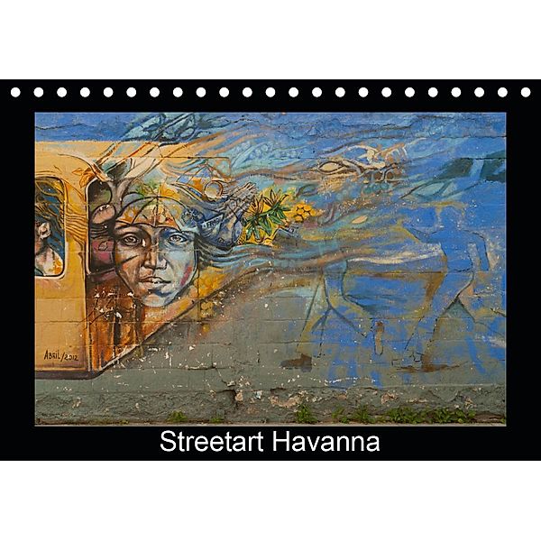 Streetart Havanna (Tischkalender 2021 DIN A5 quer), Ms