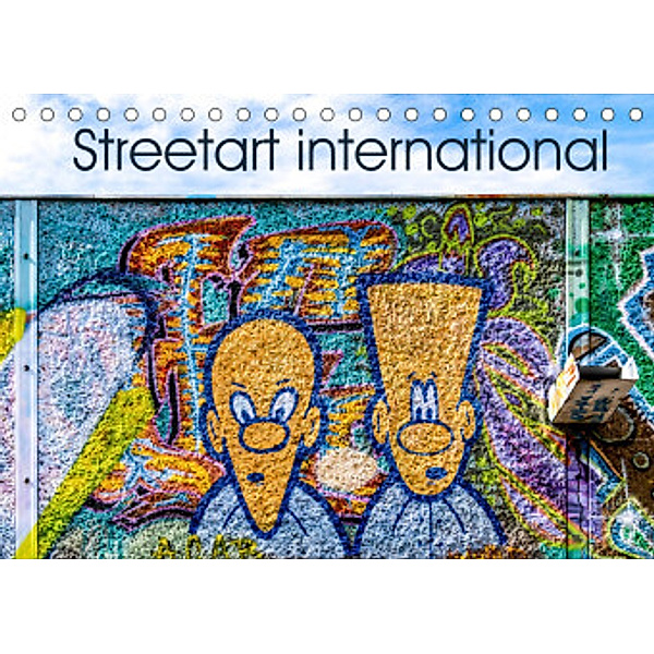 Streetart international (Tischkalender 2022 DIN A5 quer), Berlin, Andreas Schön
