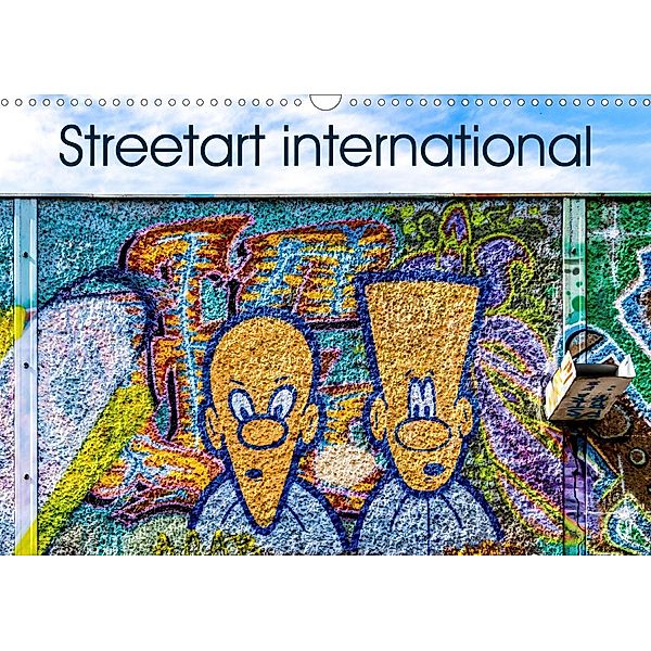 Streetart international (Wandkalender 2021 DIN A3 quer), Andreas Schön, Berlin