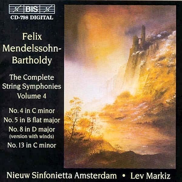 Streichersymphonien (No.4/5/8, Lev Markiz, Nieuw Sinfonietta Amsterdam