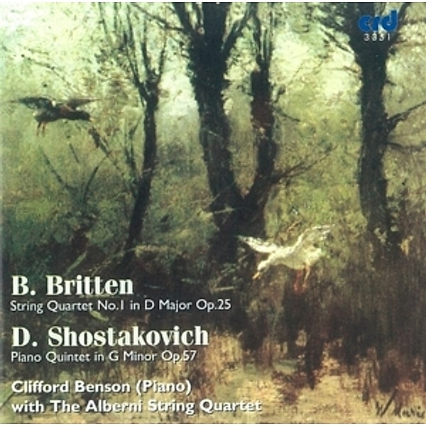 Streichquartett 1/Klavierquintett, Clifford Benson, The Alberni String Quartet