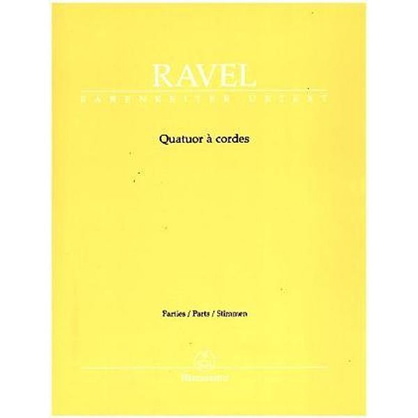 Streichquartett, Einzelstimmen, Maurice Ravel