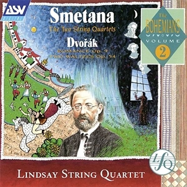 Streichquartette 1+2/Romance Op.9 &2 Waltzes Op.54, Lindsay String Quartet