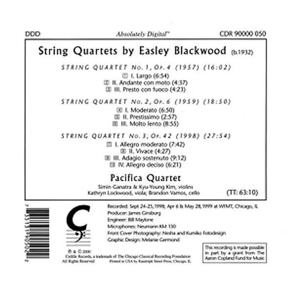 Streichquartette, Pacifica Quartet