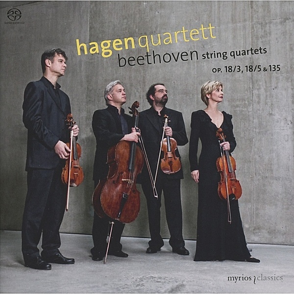 Streichquartette Op.18/3,18/5,135, Hagen Quartett
