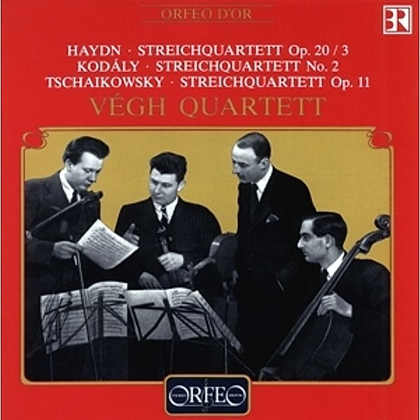 Streichquartette Op.20,3/No.2 Op.10 (1918)/Op.11, Vegh Quartett
