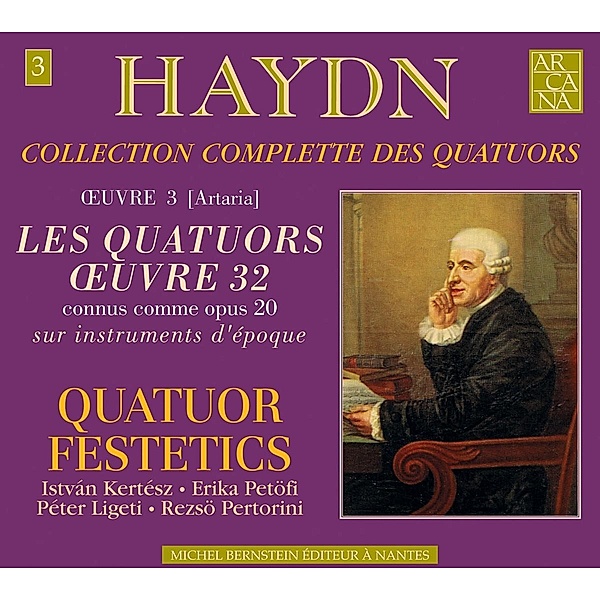 Streichquartette Op.20, Festetics Quartett