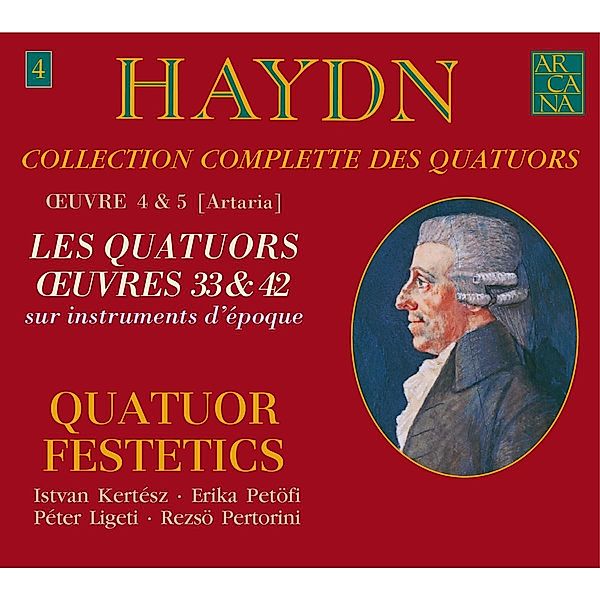 Streichquartette Op.33 & 42, Festetics Quartett