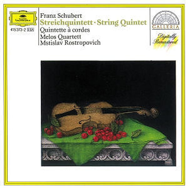 Streichquintett D 956, Mstislav Rostropowitsch, Melos Quartett