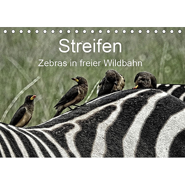 Streifen - Zebras in freier Wildbahn (Tischkalender 2019 DIN A5 quer), Susan Michel