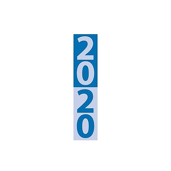 Streifenplaner Compact Blau 2020