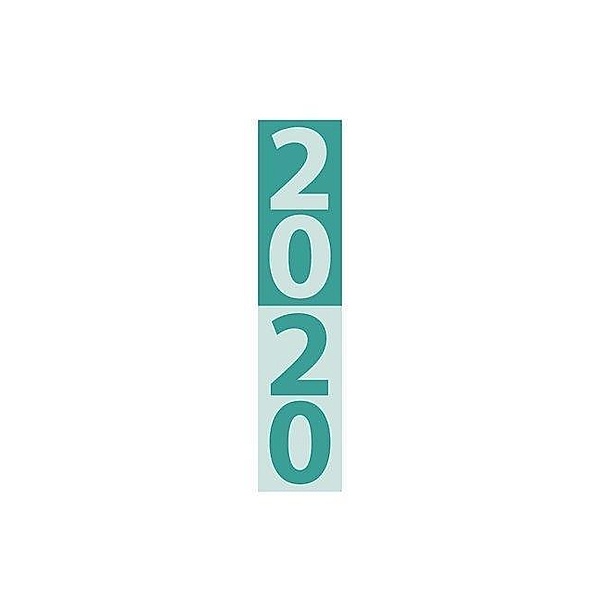 Streifenplaner Compact Türkis 2020
