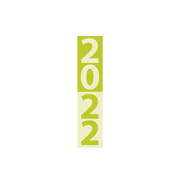 Streifenplaner Mini Grün 2022