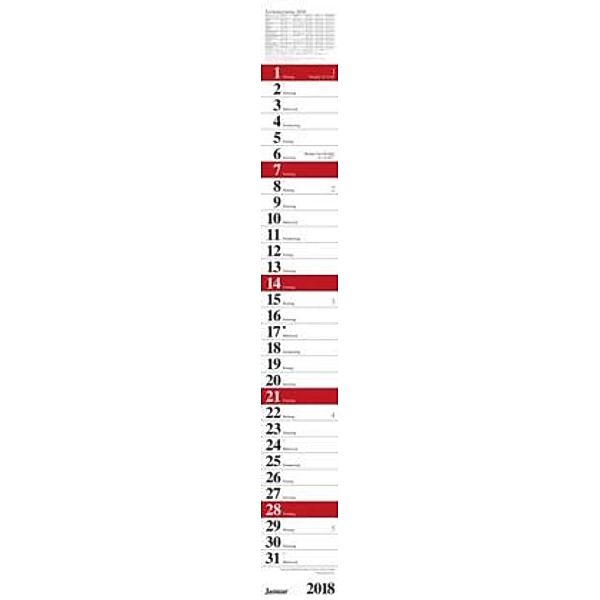 Streifenplaner Praktika Rot 2018