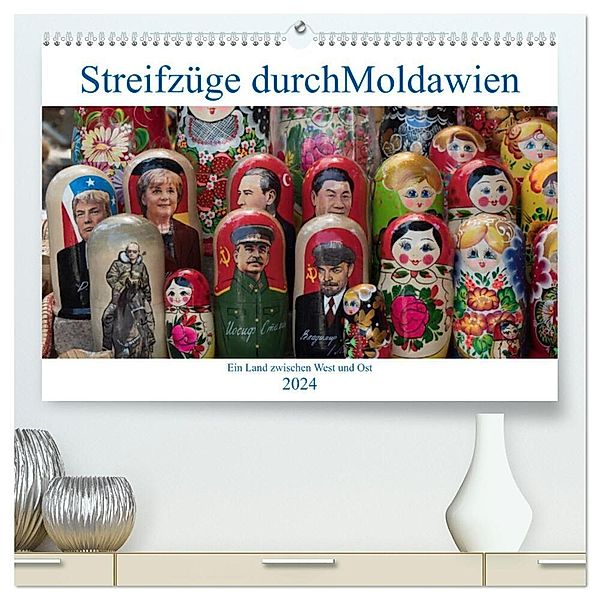Streifzüge durch Moldawien (hochwertiger Premium Wandkalender 2024 DIN A2 quer), Kunstdruck in Hochglanz, Anneli Hegerfeld-Reckert
