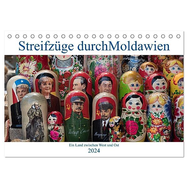 Streifzüge durch Moldawien (Tischkalender 2024 DIN A5 quer), CALVENDO Monatskalender, Anneli Hegerfeld-Reckert