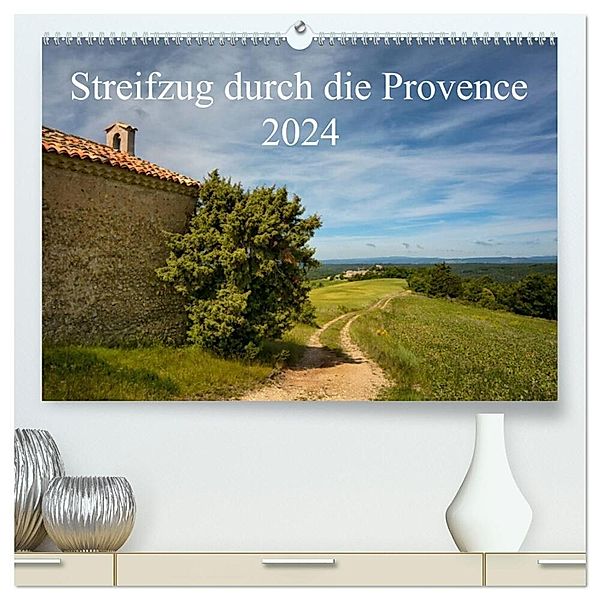 Streifzug durch die Provence (hochwertiger Premium Wandkalender 2024 DIN A2 quer), Kunstdruck in Hochglanz, Kirsten Karius