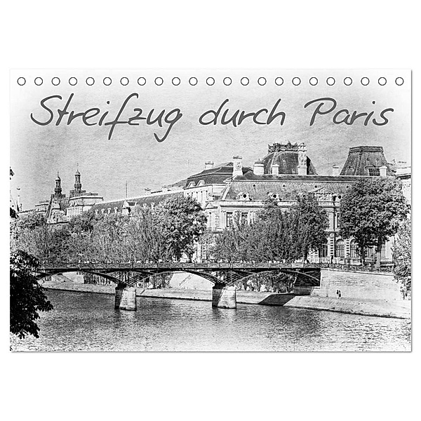 Streifzug durch Paris (Tischkalender 2024 DIN A5 quer), CALVENDO Monatskalender, Ellen und Udo Klinkel