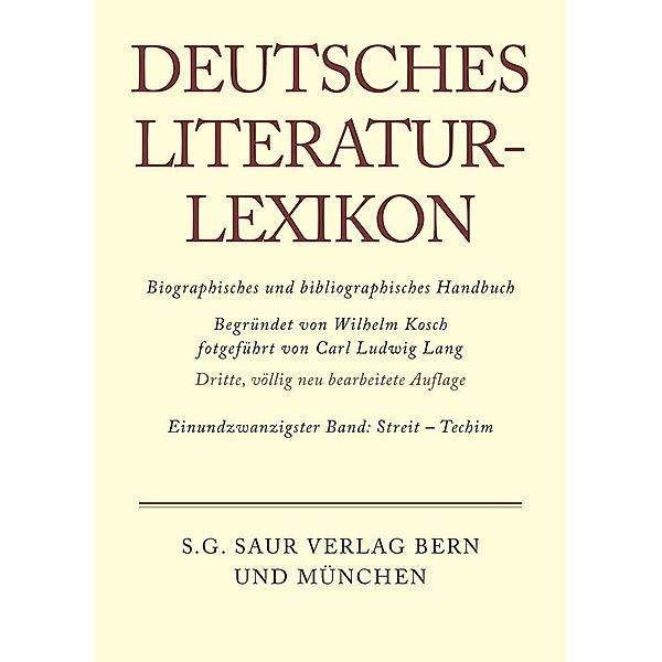 Streit - Techim / Deutsches Literatur-Lexikon