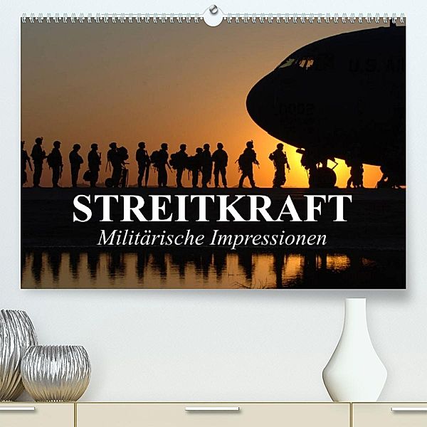 Streitkraft. Militärische Impressionen (Premium, hochwertiger DIN A2 Wandkalender 2023, Kunstdruck in Hochglanz), Elisabeth Stanzer