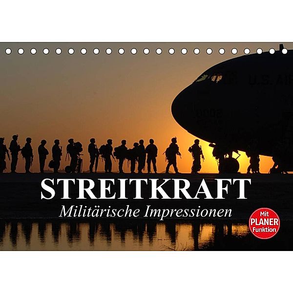 Streitkraft. Militärische Impressionen (Tischkalender 2023 DIN A5 quer), Elisabeth Stanzer