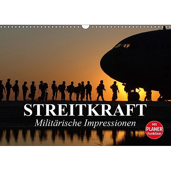 Streitkraft. Militärische Impressionen (Wandkalender 2021 DIN A3 quer), Elisabeth Stanzer