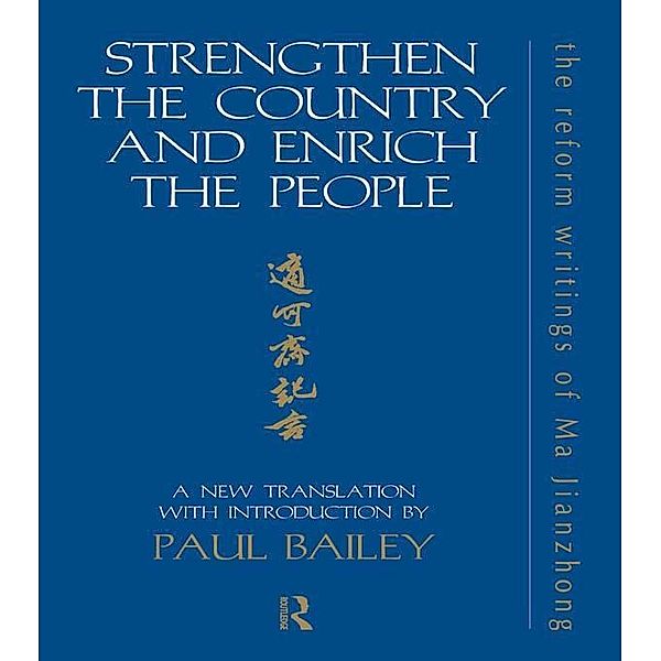 Strengthen the Country and Enrich the People, Paul Bailey