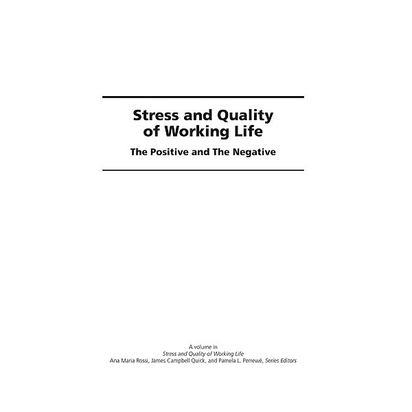 Stress and Quality of Working Life