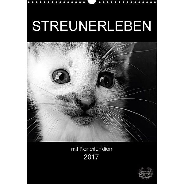 Streunerleben mit Planerfunktion (Wandkalender 2017 DIN A3 hoch), Melanie Ira Schulz