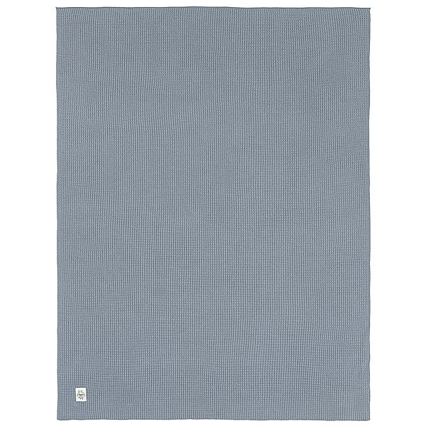 LÄSSIG Strick-Babydecke NUBS (80x100) in light blue