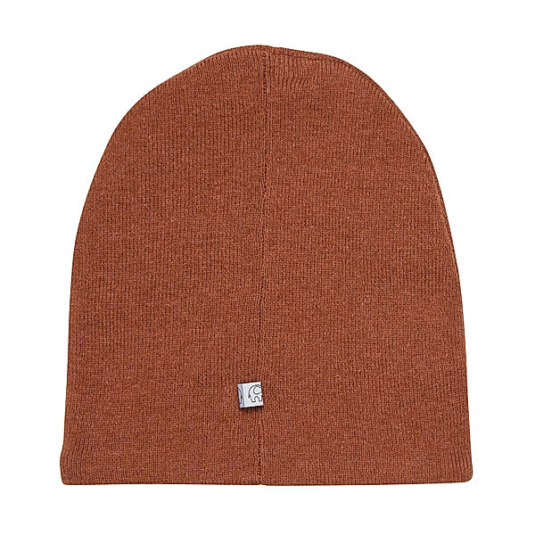 CeLaVi Strick-Beanie HELMET mit Wolle in mahogany