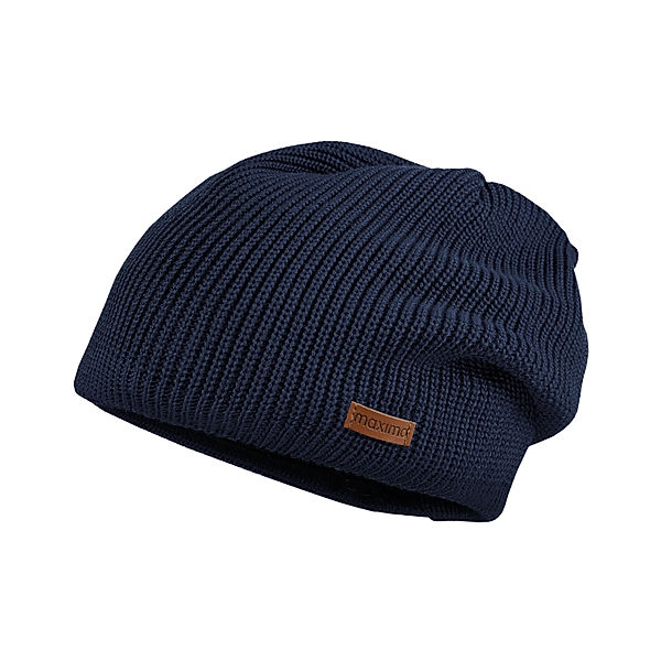 maximo Strick-Beanie PERLFANG in navy