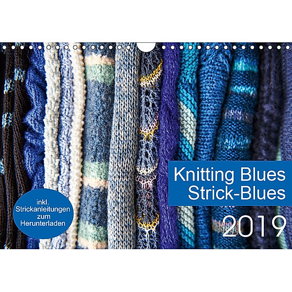 Strick-Blues (Wandkalender 2019 DIN A4 quer), Ulrike Gronert and Dagmara Berztiss