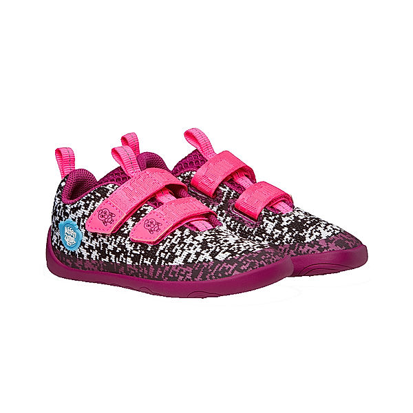 Affenzahn Strick-Halbschuhe HAPPY FLAMINGO in neonpink