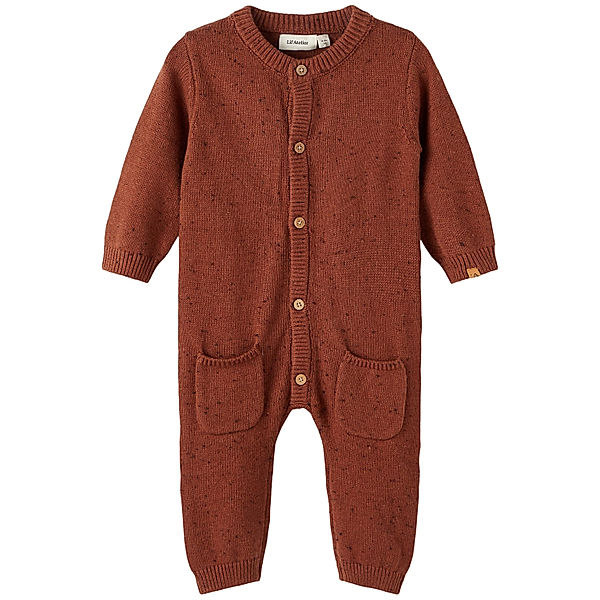 Lil' Atelier Strick-Overall NBNGAL in cambridge brown