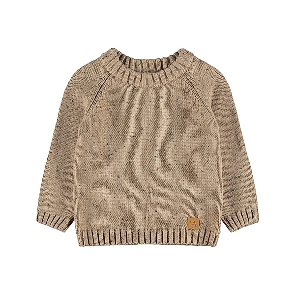 Lil' Atelier Strick-Pullover NMMEGAL in Tobacco Brown