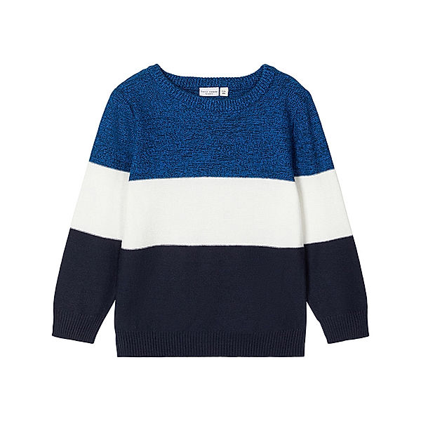 name it Strick-Pullover NMMVOHAN in blau