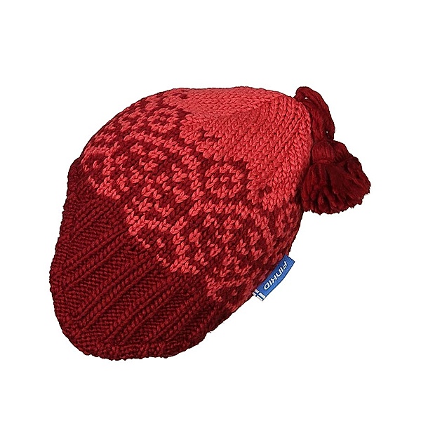 finkid Strick-Wintermütze PEPPI mit Wolle in beet red/rose