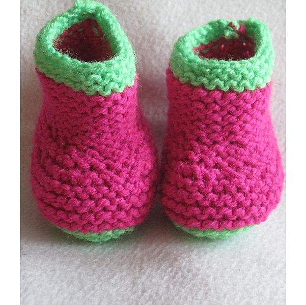 Strickanleitung Babyschuhe Sohlenlänge 10 cm, Kerstin Münchehofe