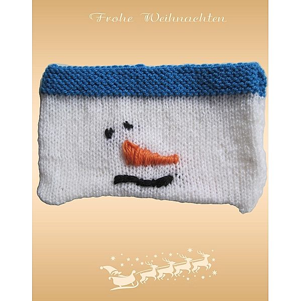 Strickanleitung Schneemanntasche 21x12 cm, Kerstin Münchehofe