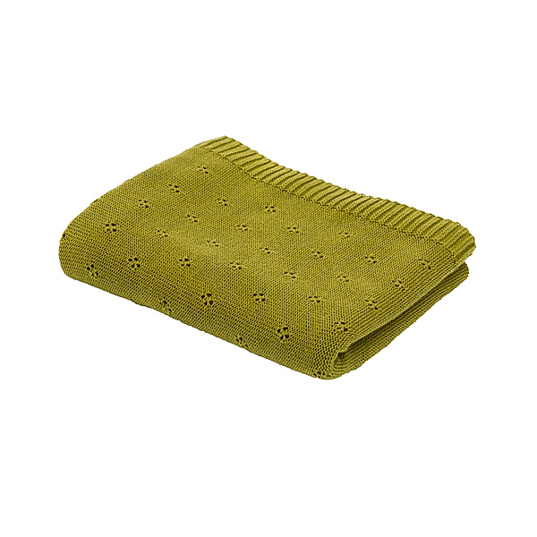 fillikid Strickdecke LACE (80x100) in olive
