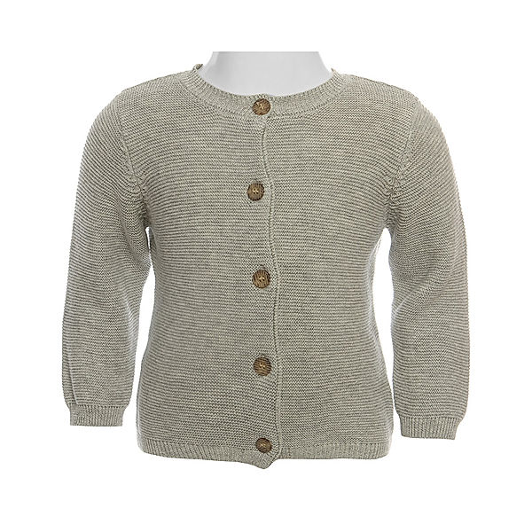 FIXONI® Strickjacke BASIC in grau melange