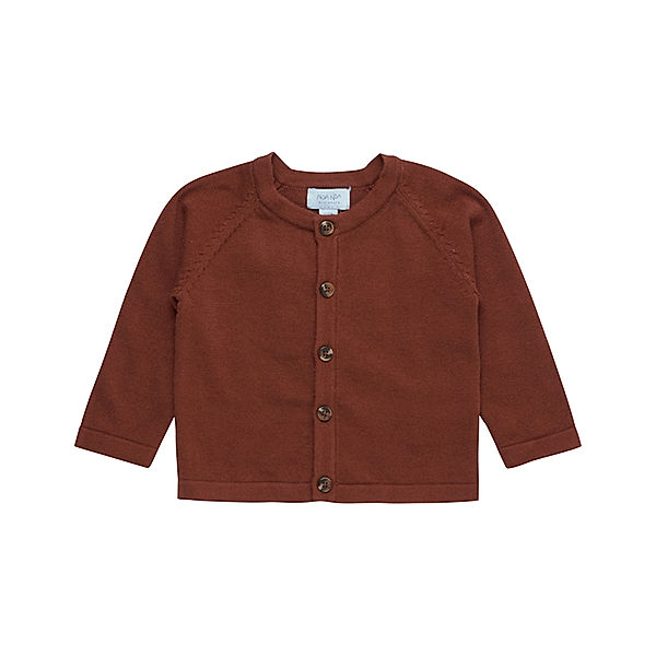 Noa Noa Strickjacke BASIC LIGHT KNIT BOY in cherry mahogany