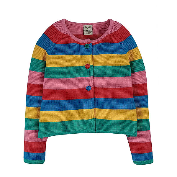 frugi Strickjacke CARDI – RAINBOW SWING in bunt